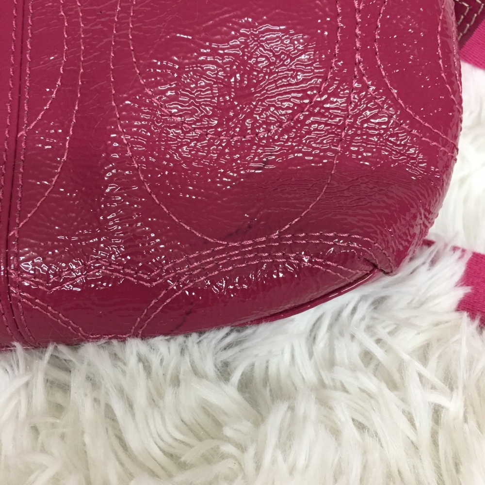 Coach Bag Embossed Leather - Picture 10 of 10